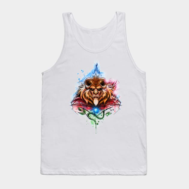 lone Beast Tank Top by Cyberframe